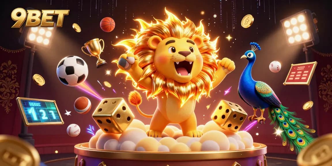 Experience the thrill of 9BET with dynamic gaming elements and vibrant casino atmosphere.