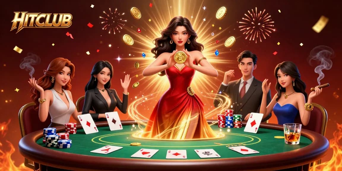 Experience the thrill of HITCLUB with vibrant casino elements and stunning visuals.