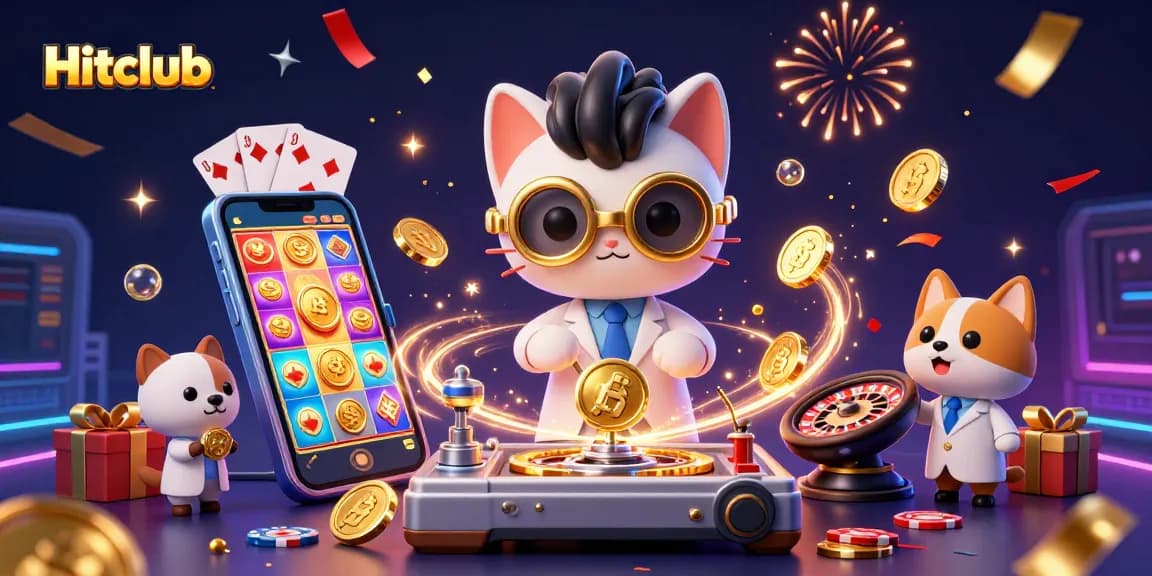 Hitclub offers thrilling gaming experiences with golden coins and vibrant slot games.