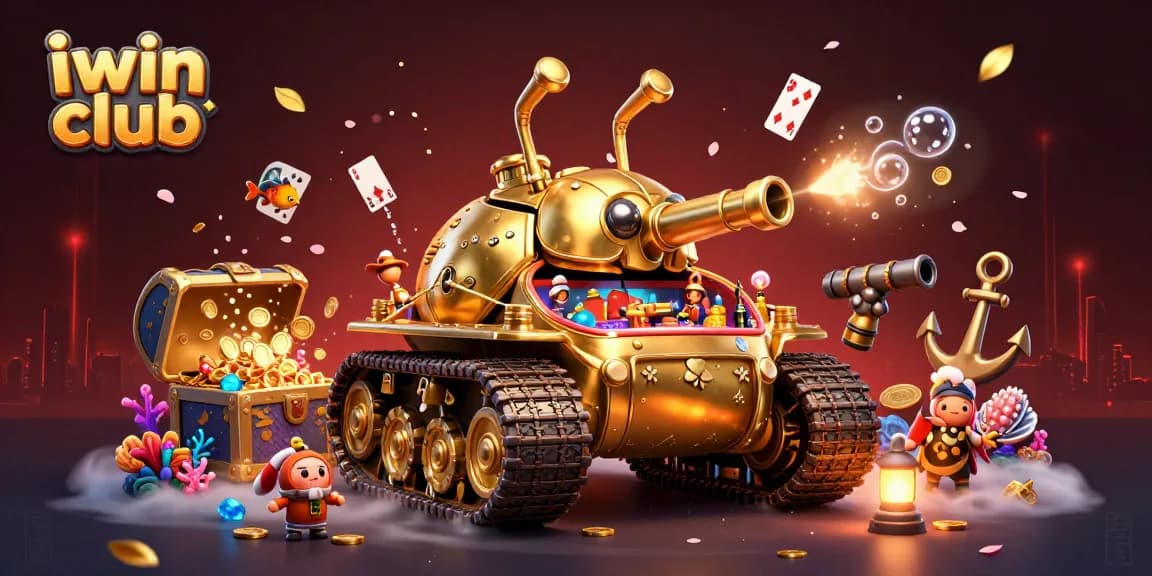 Experience the excitement of iwin club with this immersive 3D casino scene featuring dynamic characters.