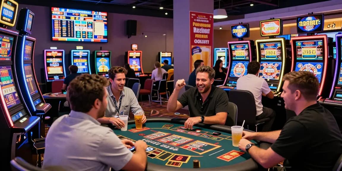Players exploring dynamic credit card casinos at https://bhma.org.uk, showcasing vibrant gaming and exciting promotions.