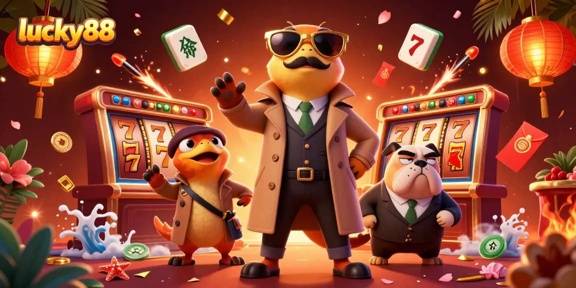 Place your bets with lucky88 in a vibrant, dynamic casino atmosphere filled with excitement and color.