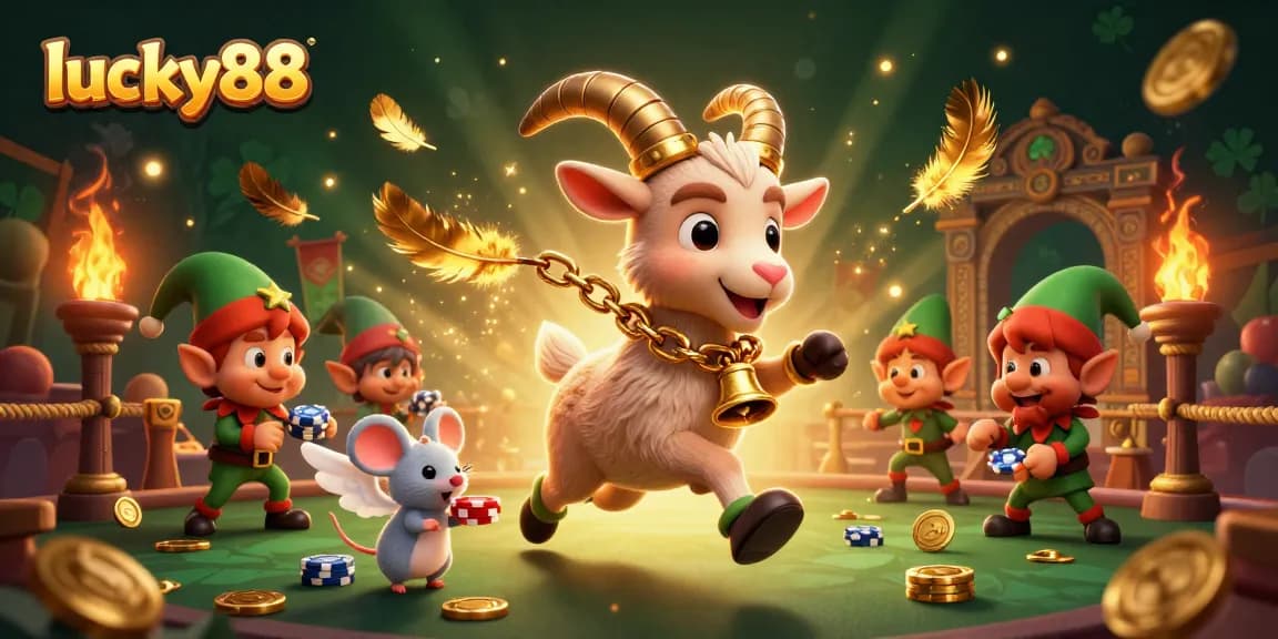Experience lucky88's vibrant action as Krampus and friends steal the spotlight in a festive casino