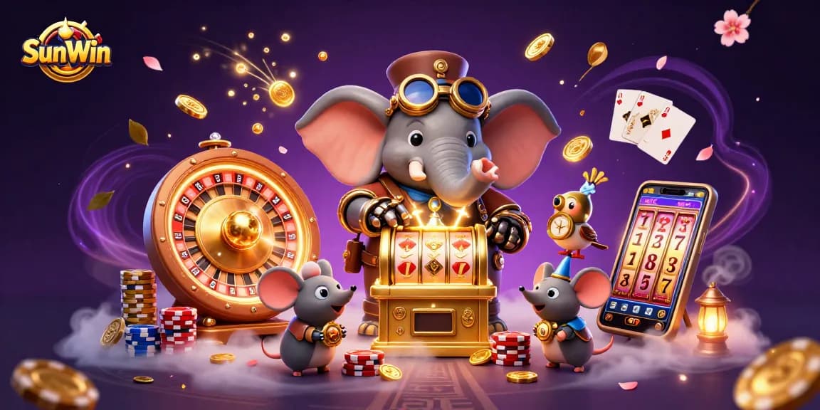 Experience exciting winnings at SunWin with thrilling games and vibrant graphics in a lively casino atmosphere