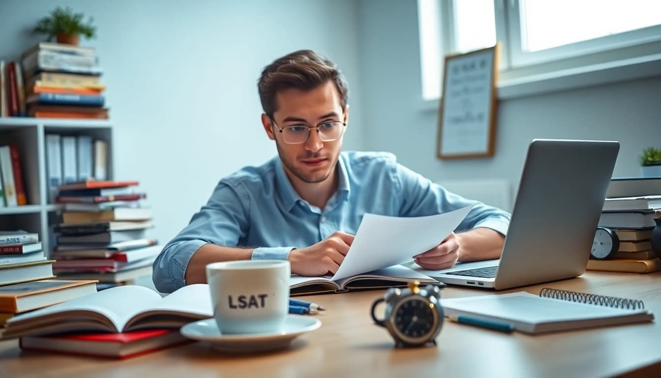 Hire someone to take LSAT for you while focused on studying in a serene environment.