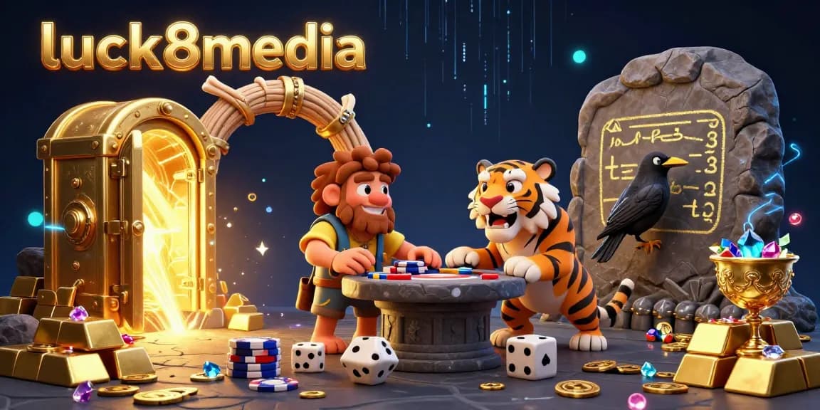 Engage in thrilling gambling action at a vibrant luck8media casino with captivating prehistoric characters.