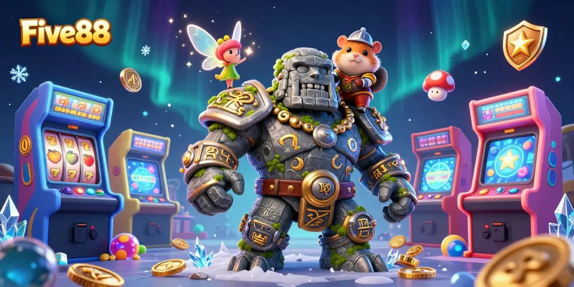 Experience the enchanting Five88 casino adventure with magical characters and vibrant games.