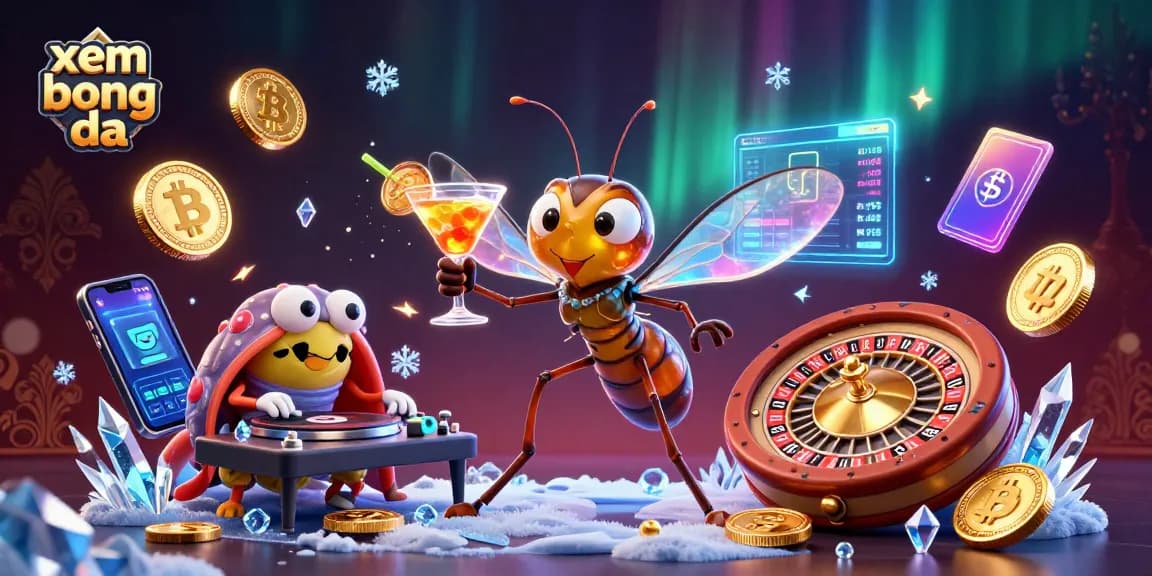 xem bong da brings exciting moments as a lively sportsbook mascot engages with thrilling gaming elements.
