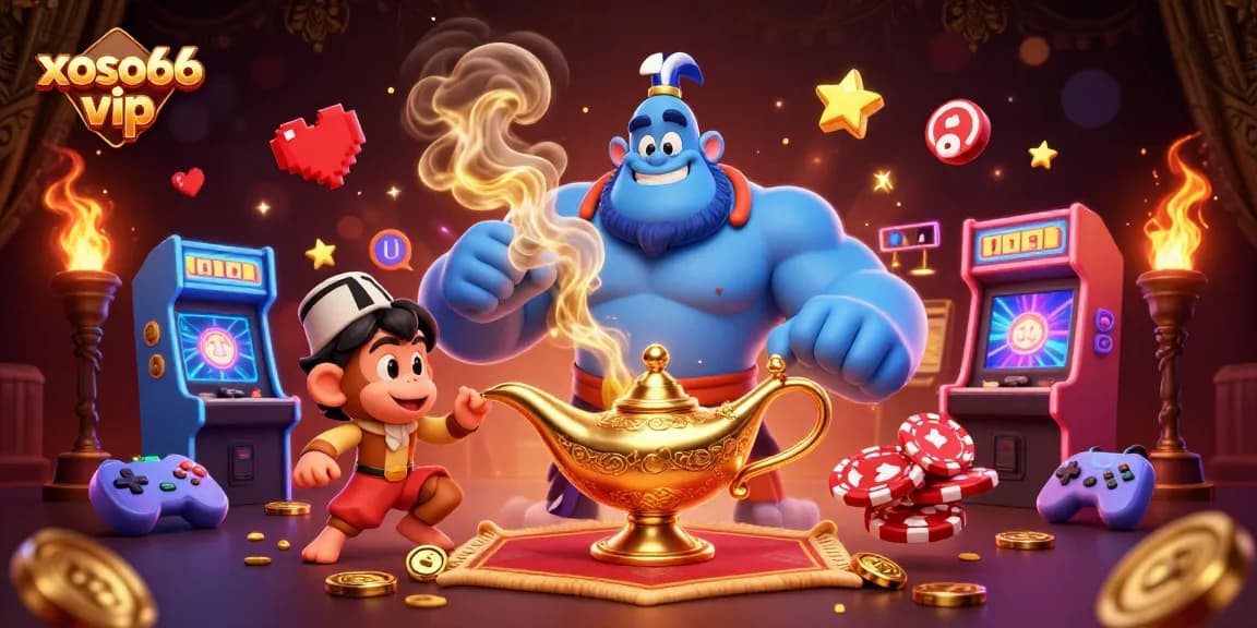 xoso66 vip brings a luxurious gaming experience with a glowing magic carpet of poker chips.