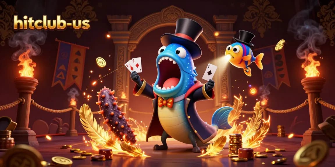 Engage in thrilling gameplay at hitclub-us, featuring a vibrant, magical 3D underwater casino scene.