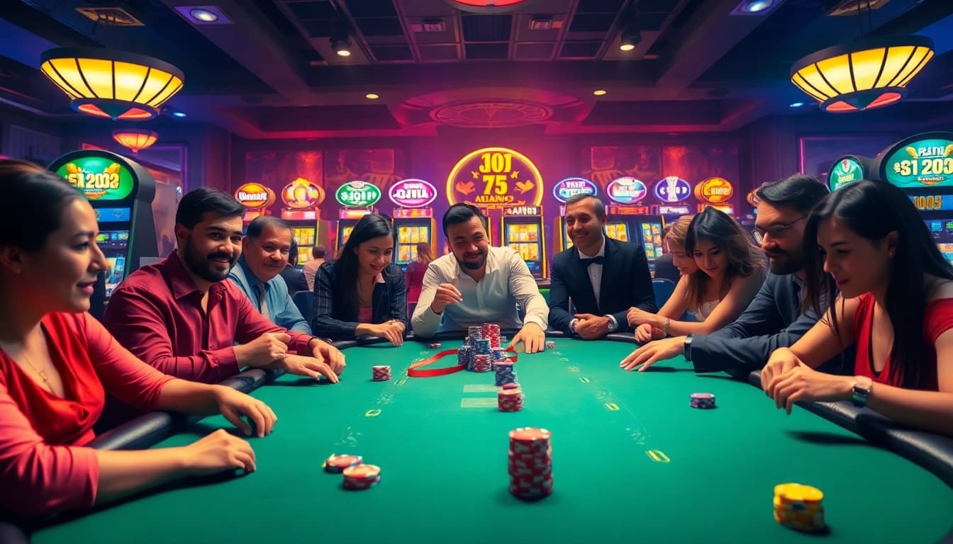 Experience thrilling poker moments at lương sơn tv, showcasing vibrant casino action with professional gameplay.