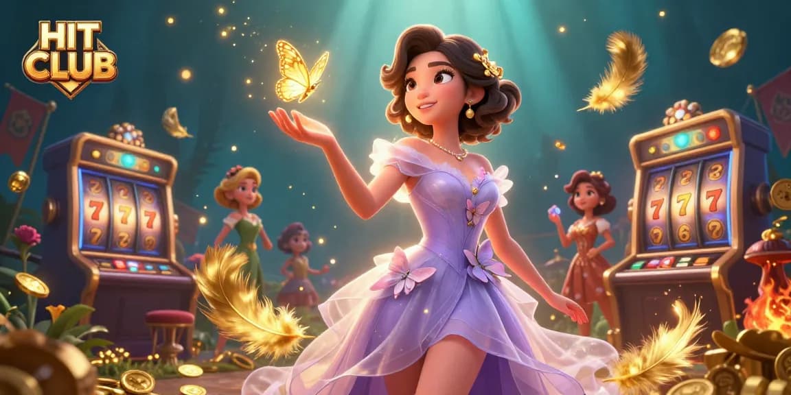 Experience HIT CLUB with thrilling casino dynamics and enchanting visuals in this engaging illustration.