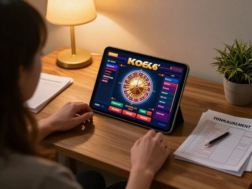 Enhance your gaming experience on Ko66 by immersing in live roulette on your tablet, balancing strategy and fun.
