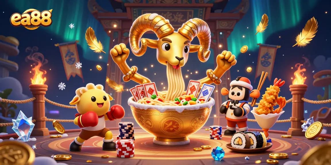 ea88 engages players in a thrilling casino scene with dynamic characters and vibrant action.