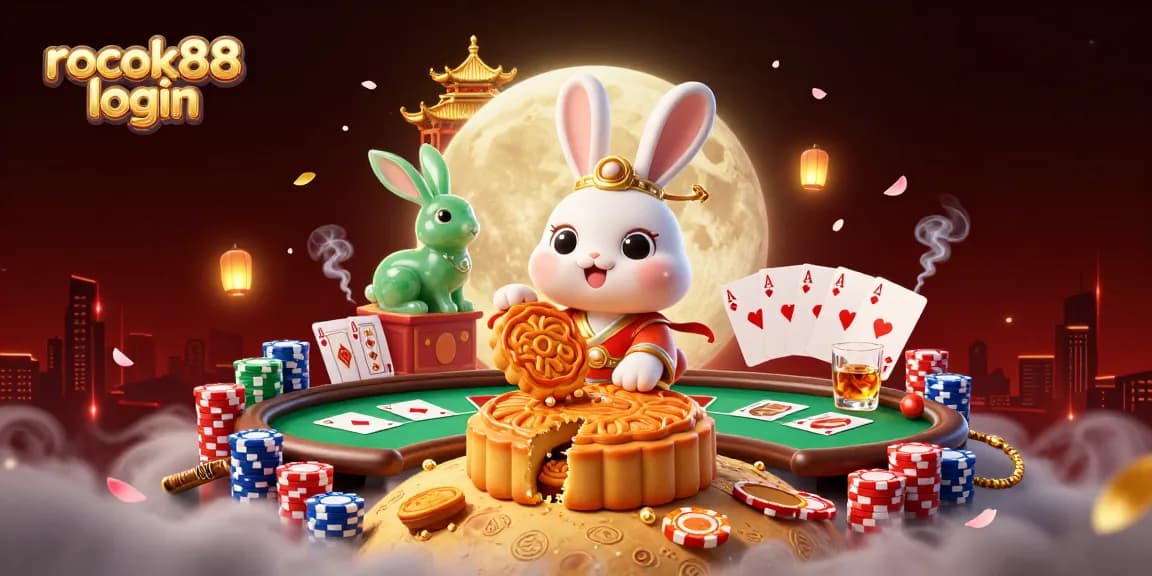 Experience the excitement with rokok88 login, as dreamlike moon rabbits reveal poker treasures.