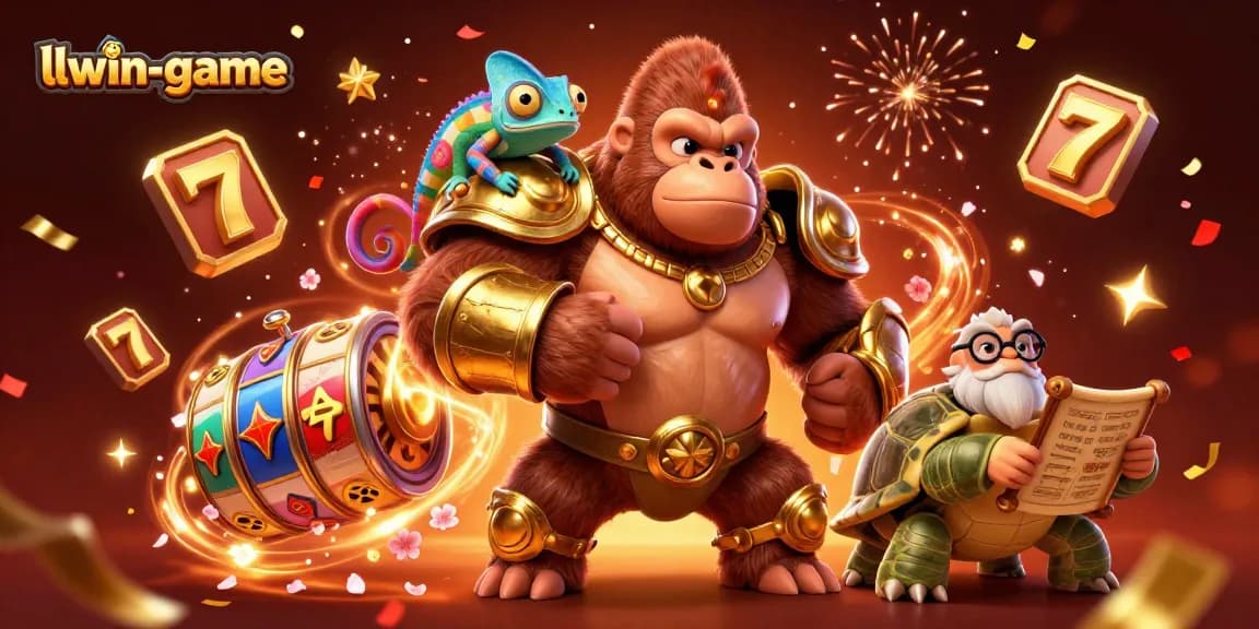 Experience the thrill of llwin-game with a powerful gorilla and vibrant slot action.