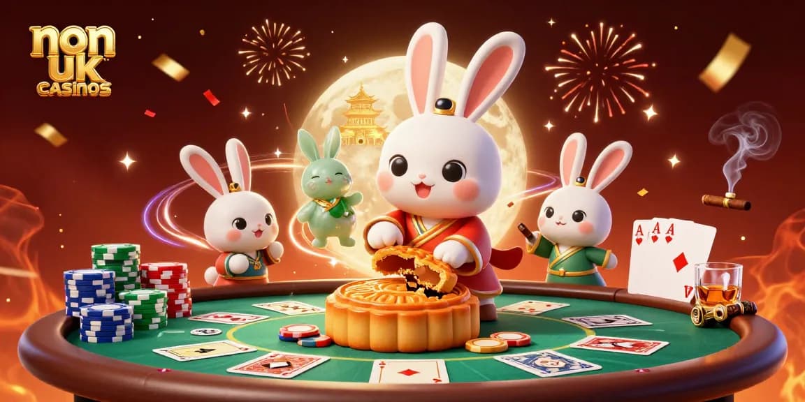 Experience thrilling gaming at non uk casinos with vibrant 3D characters and casino elements.