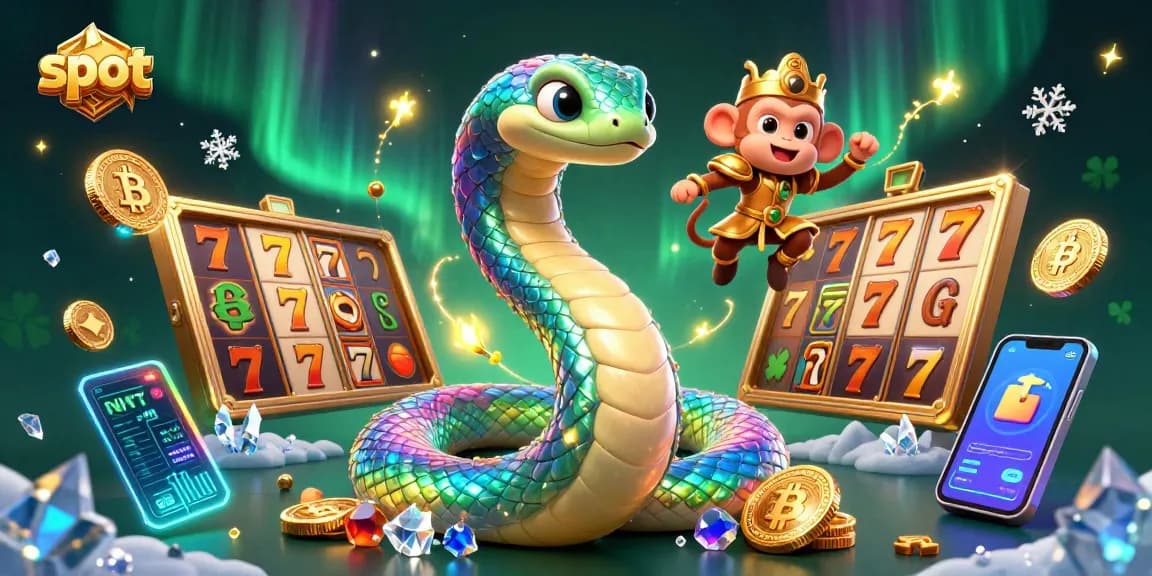 Spin the slots with thrilling jackpot reels and vibrant characters illuminating the gambling scene.