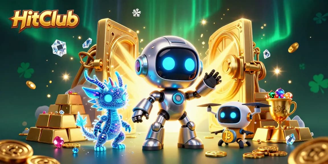 HitClub offers an exhilarating gaming experience featuring vaults of treasure, vibrant characters, and dynamic casino elements.