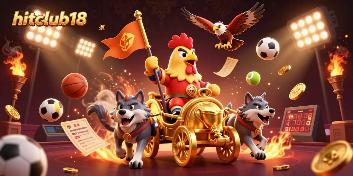 Experience thrilling gameplay at hitclub18 with a dynamic sports betting scene filled with action and excitement.