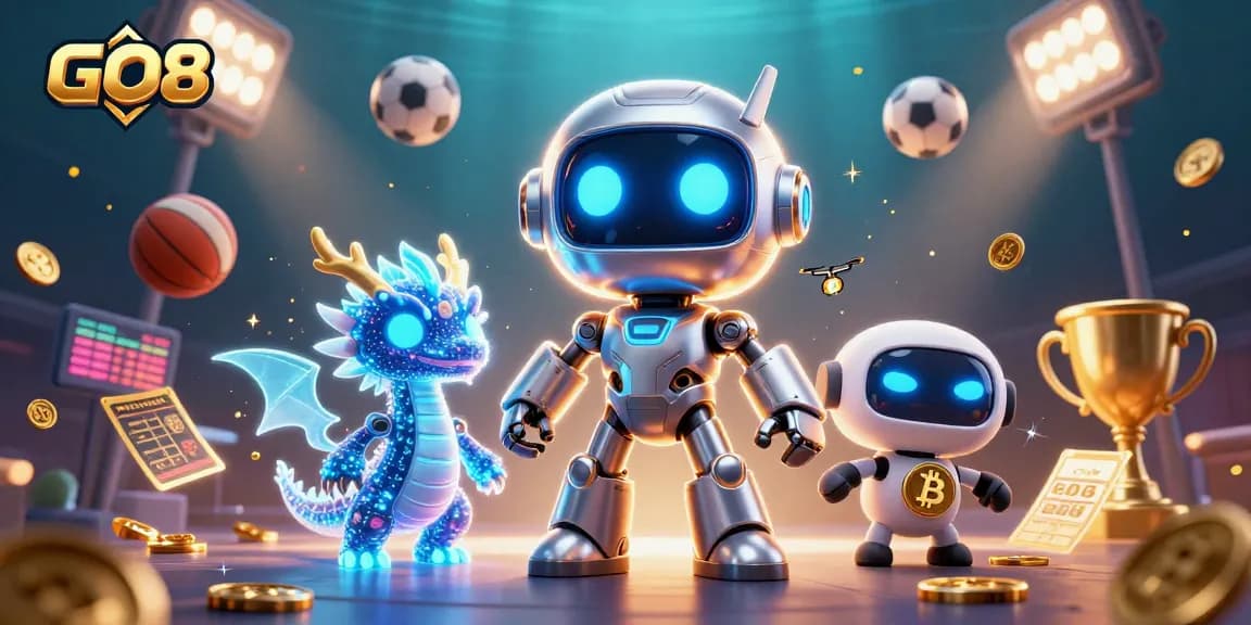 Experience GO8's thrilling gaming adventure with dynamic sports elements and vibrant visuals.