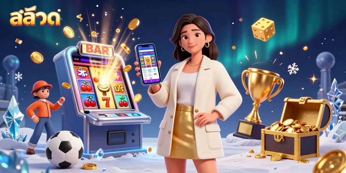 Spin and win with สล็อต online, featuring an engaging atmosphere filled with high-energy casino elements.