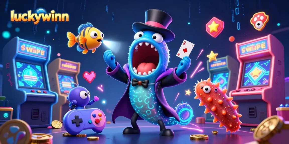 Experience thrilling gameplay at luckywinn with a vibrant, magical underwater casino scene.