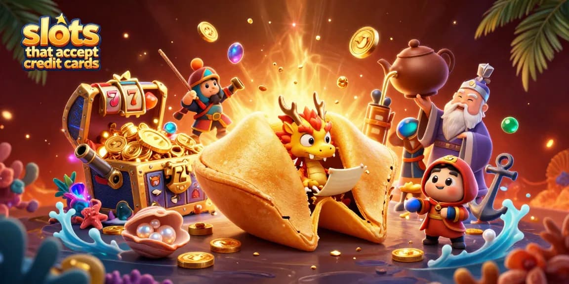Engage with slots that accept credit cards for instant rewards, featuring dynamic gaming elements and vibrant characters.