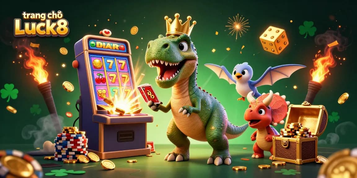 Experience the thrill of gaming at trang chủ Luck8 with fun characters and exciting casino elements.