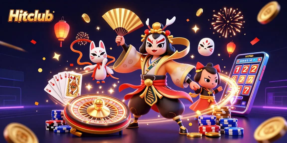 Engage with Hitclub's thrilling casino adventures featuring vibrant 3D characters and dynamic gaming elements.