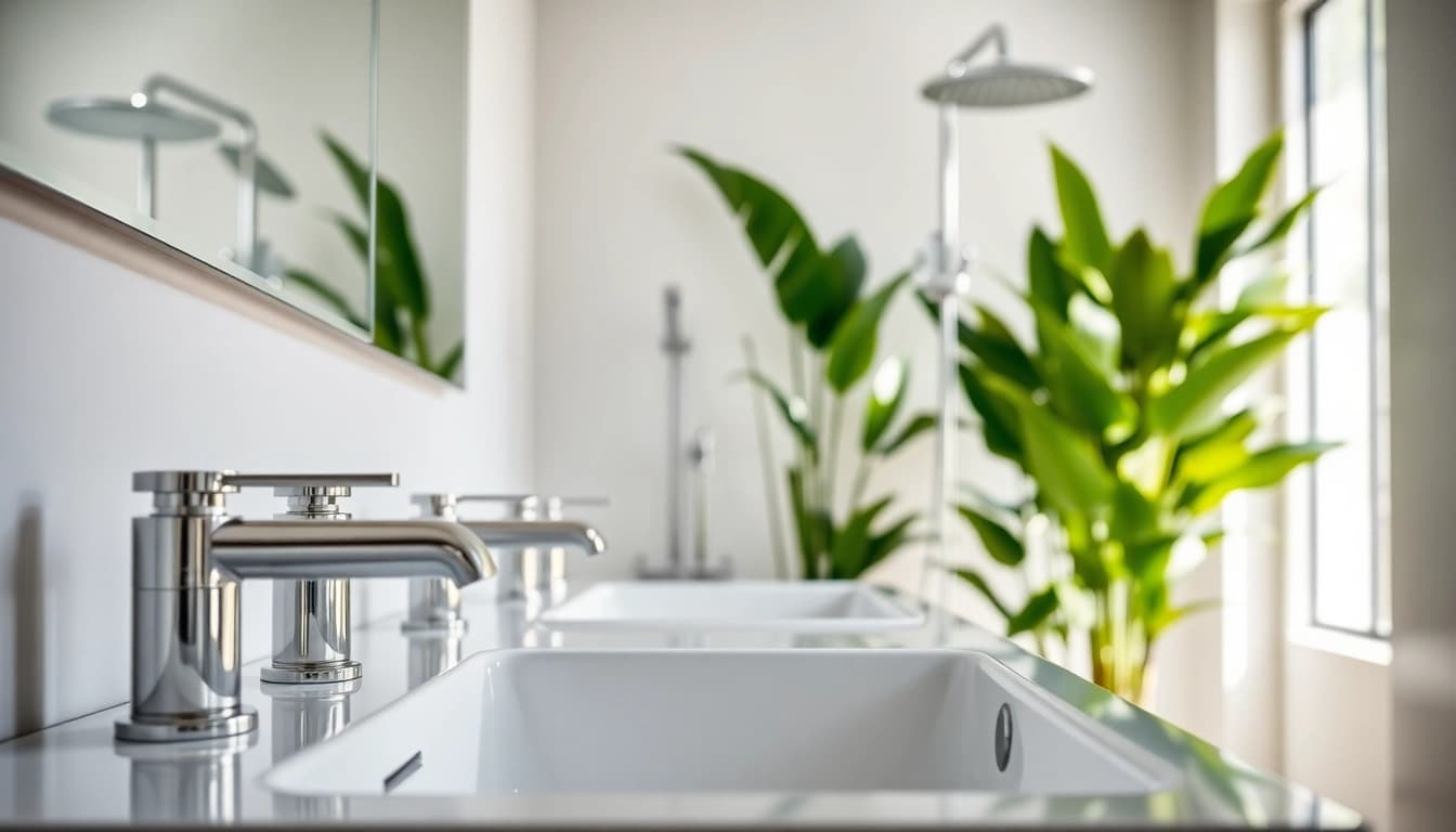 Besondere sonni sanitär Produkte in einem modernen Badezimmer-Setup