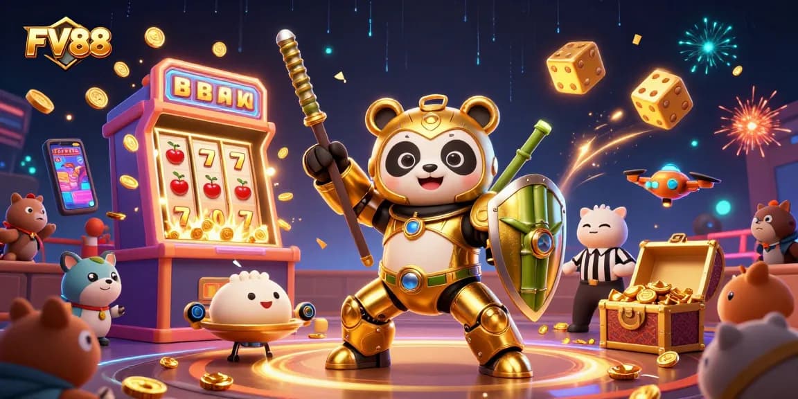 Experience thrilling gains with FV88's jackpot slot action and vibrant casino atmosphere