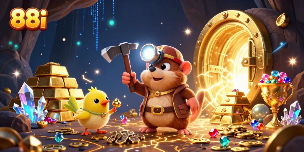 Experience thrilling wins at 88i with a vibrant treasure hunting theme and sparkling gems.