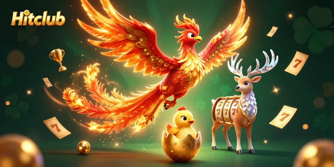 Experience thrilling games at Hitclub with vibrant 3D phoenix and bonus features.