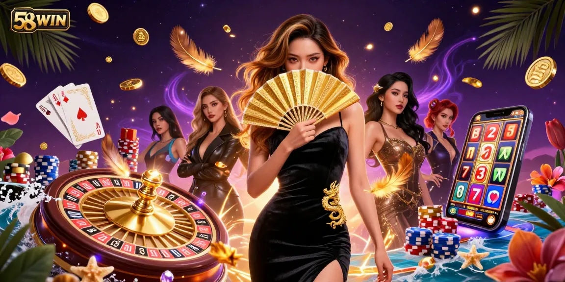Experience thrilling gameplay with 58WIN, where stunning visuals and stunning jackpots await in the casino.