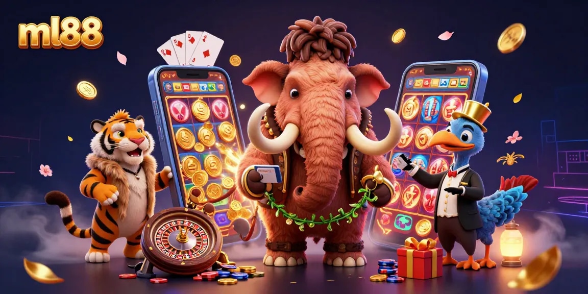 Players enjoy exciting casino experiences at ml88 with vibrant games and engaging characters.