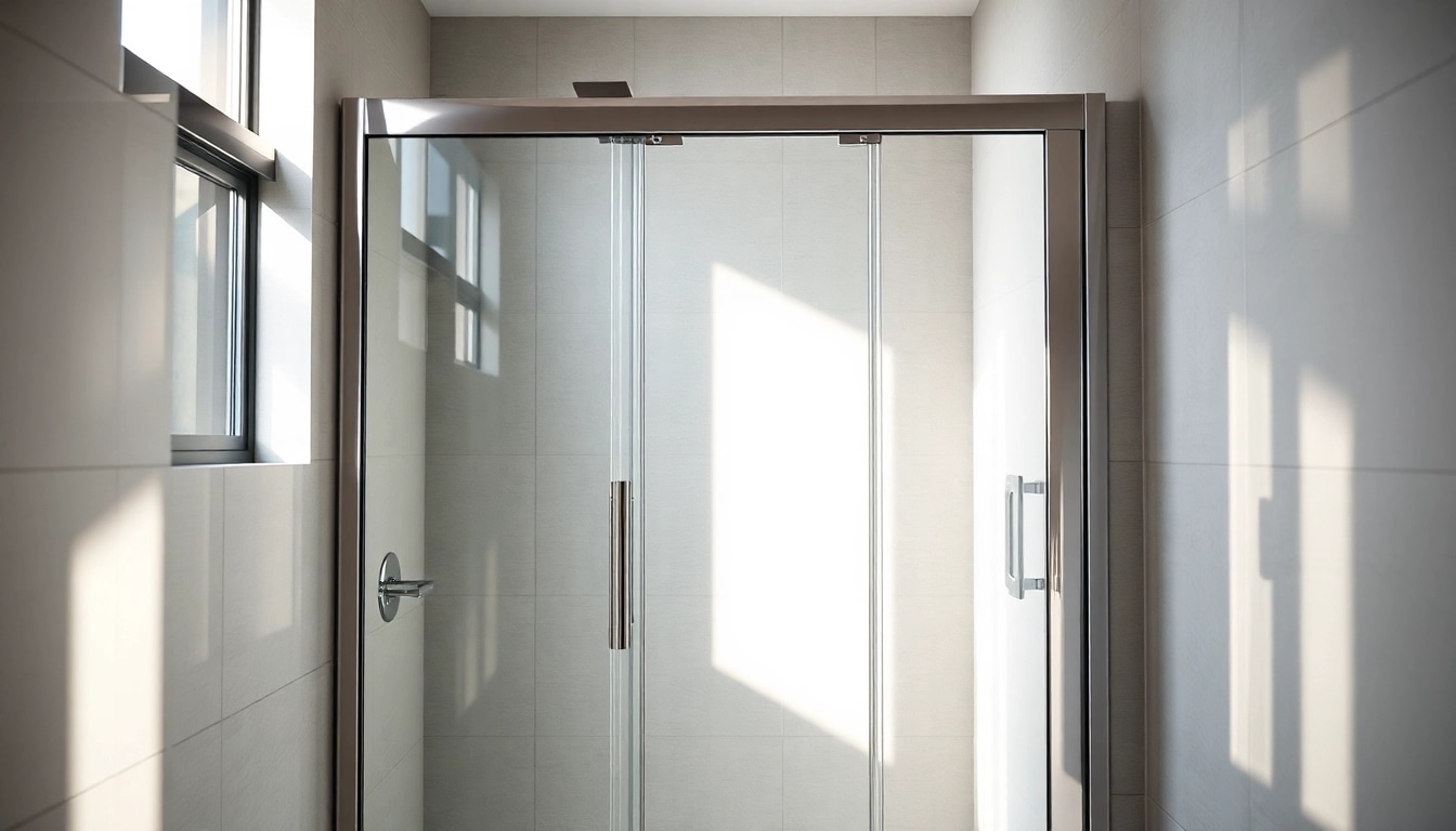 Erleben Sie die perfekte duschkabine 100x100 pendeltür in einem modernen Badezimmer mit elegantem Design.