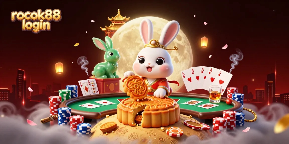 Experience the excitement with rokok88 login, as dreamlike moon rabbits reveal poker treasures.