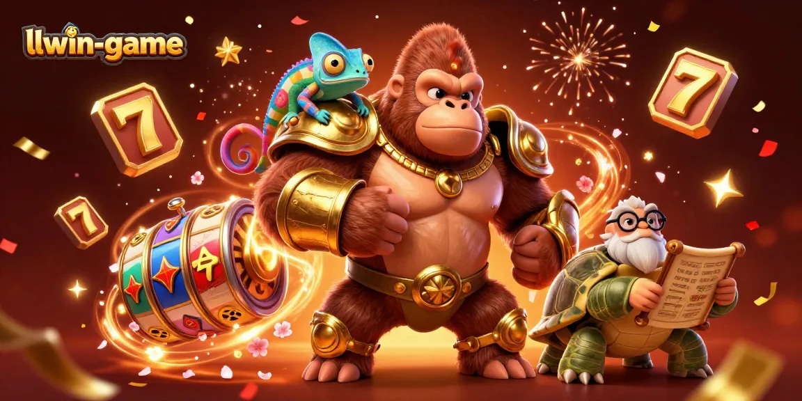 Experience the thrill of llwin-game with a powerful gorilla and vibrant slot action.