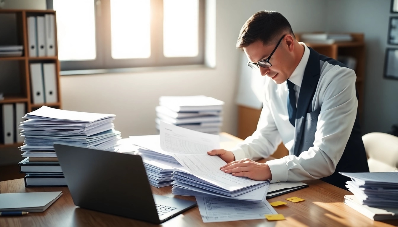 Enhance pre-post award compliance processes with a consultant reviewing essential documents.