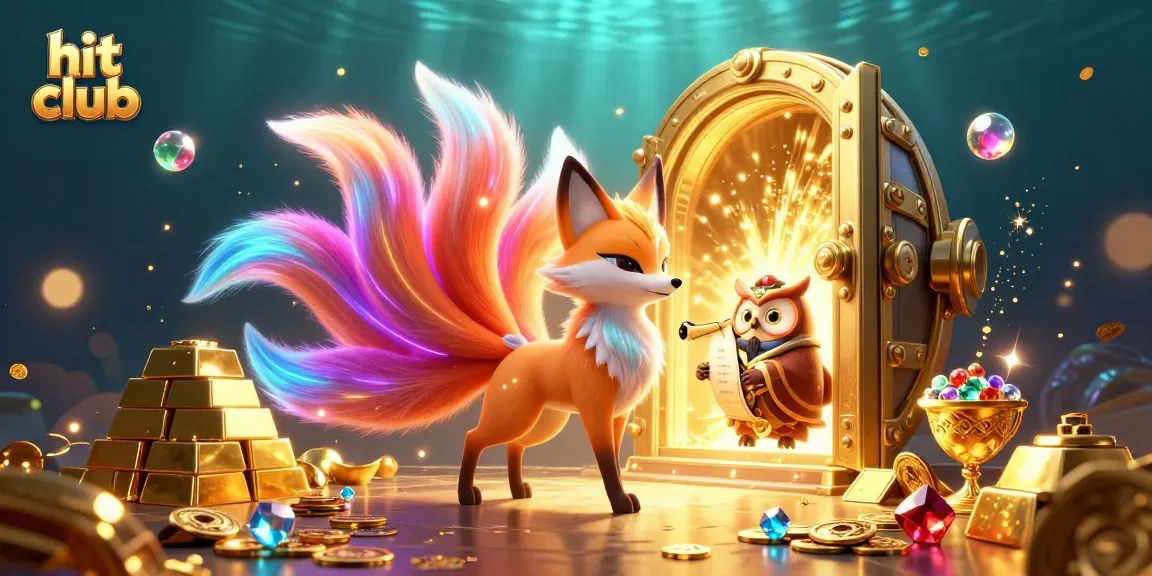Engage with hit club as a glowing nine-tailed fox and wise owl unleash dazzling gold treasures.