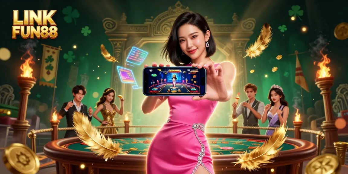 Engage with LINK FUN88 through an immersive live dealer casino experience.