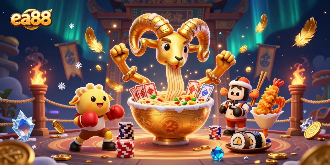 ea88 engages players in a thrilling casino scene with dynamic characters and vibrant action.