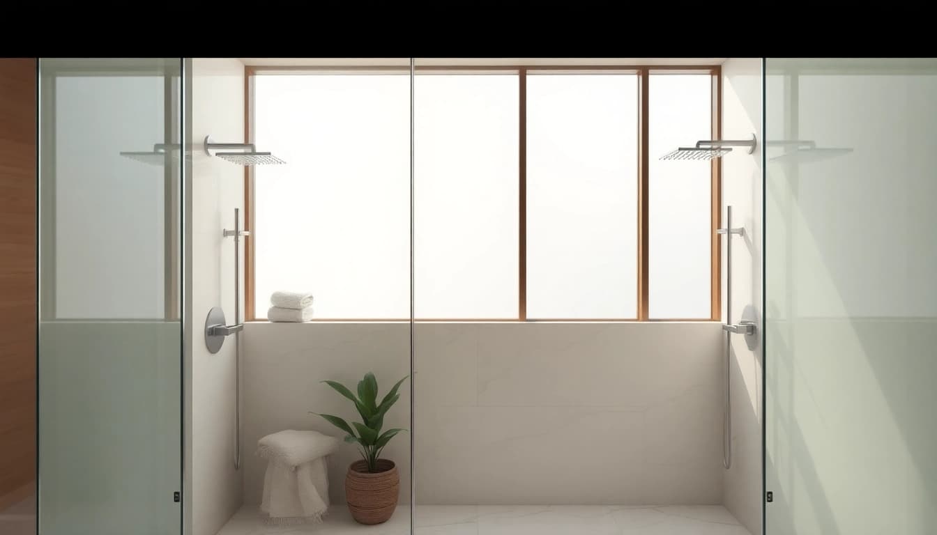 Experience luxury with these elegant showers Australia in a modern bathroom design.
