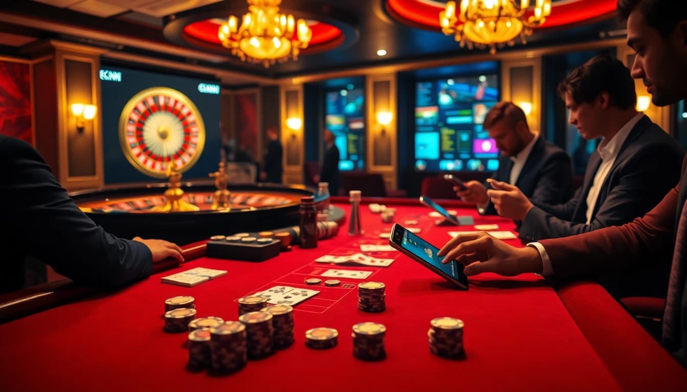 Experience the excitement of online gaming at rikvip.gb.net with engaging casino tables and vibrant players.