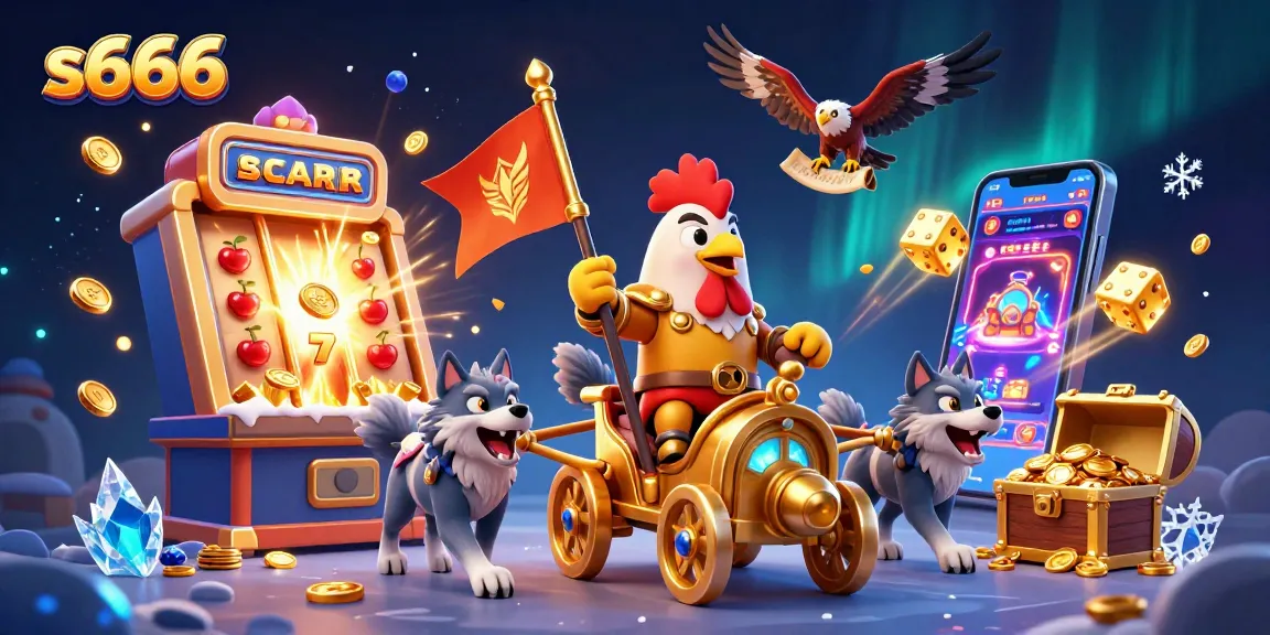 Engage in thrilling slots with s666, featuring dynamic slot machines and vibrant gaming elements.