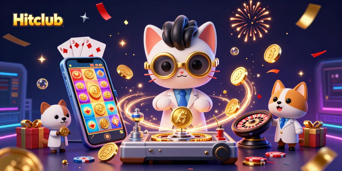 Hitclub offers thrilling gaming experiences with golden coins and vibrant slot games.