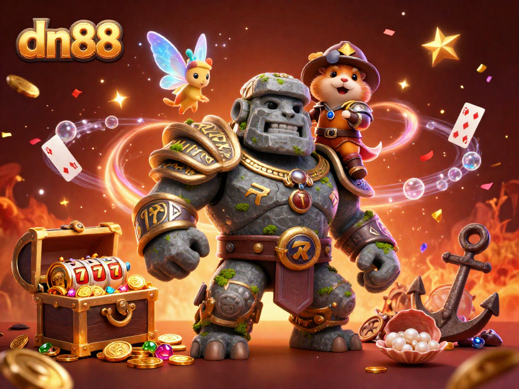 Experience the excitement at dn88 with vibrant characters and thrilling casino games!
