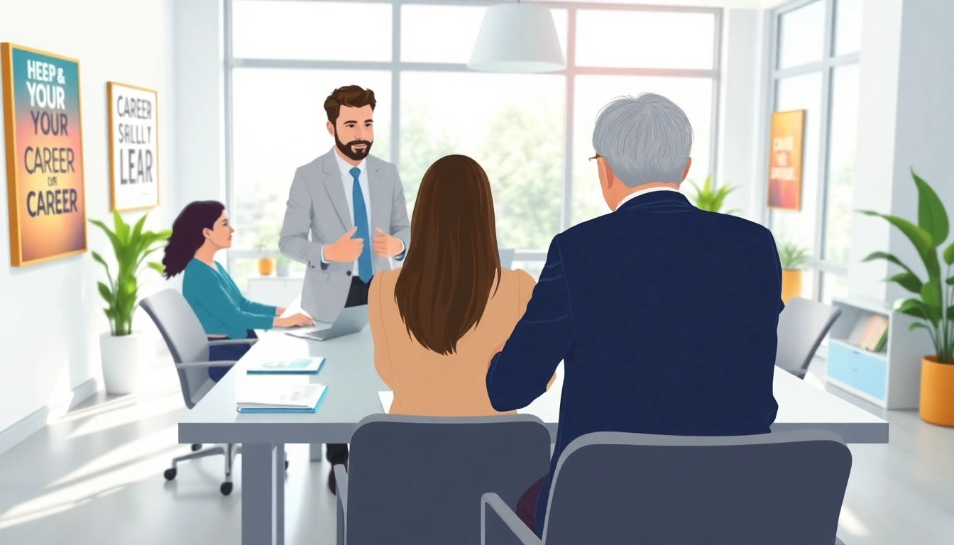 How to find my perfect career with insights from a professional in an engaging office setting.
