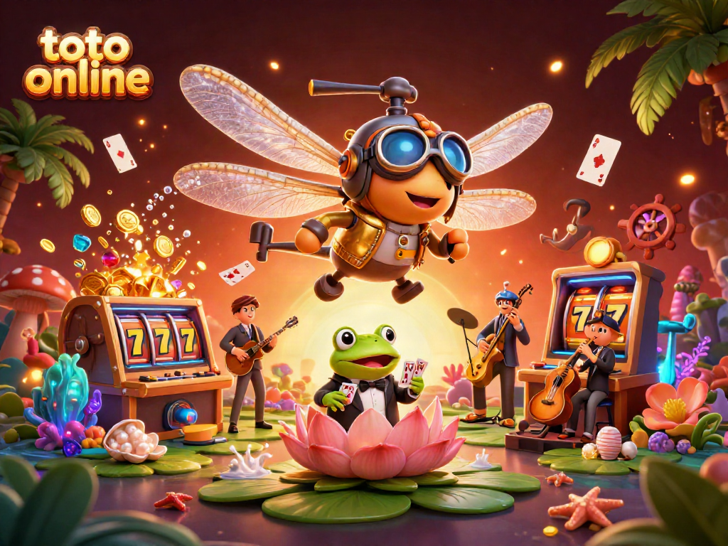Experience thrilling laro with toto online at a vibrant lily pad casino.